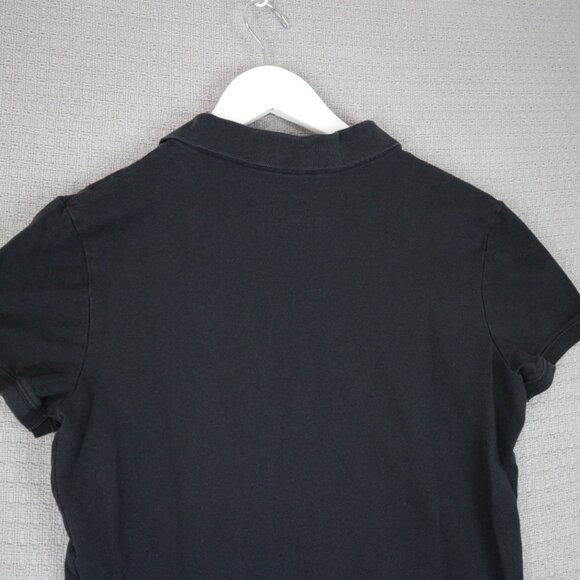 Aeropostale Y2K Button Up Shirt Womens Large Black / Purple Polo - Picture 5 of 5